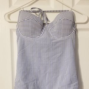 J crew seersucker bathing suit!